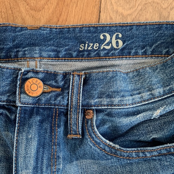 J. Crew Cut-off Denim shorts size 26 - Picture 3 of 5